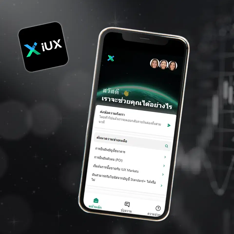 Customer Support ของโบรกเกอร์ IUX