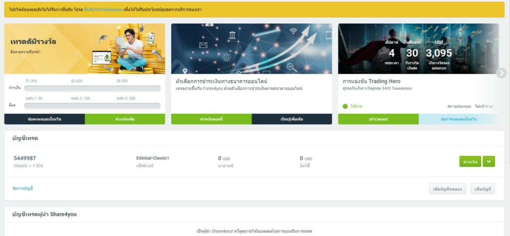 โดนไล่มารีวิวตรงนี้ : โบรกเกอร์ Forex4you 5 10 3