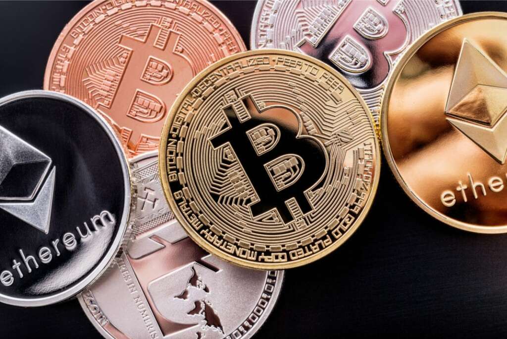 Crypto กับการเป็น Asset Class ?(สินทรัพย์ประเภทใหม่) 1 crypto currency coins bitcoin ethereum litecoin 1068x713 1