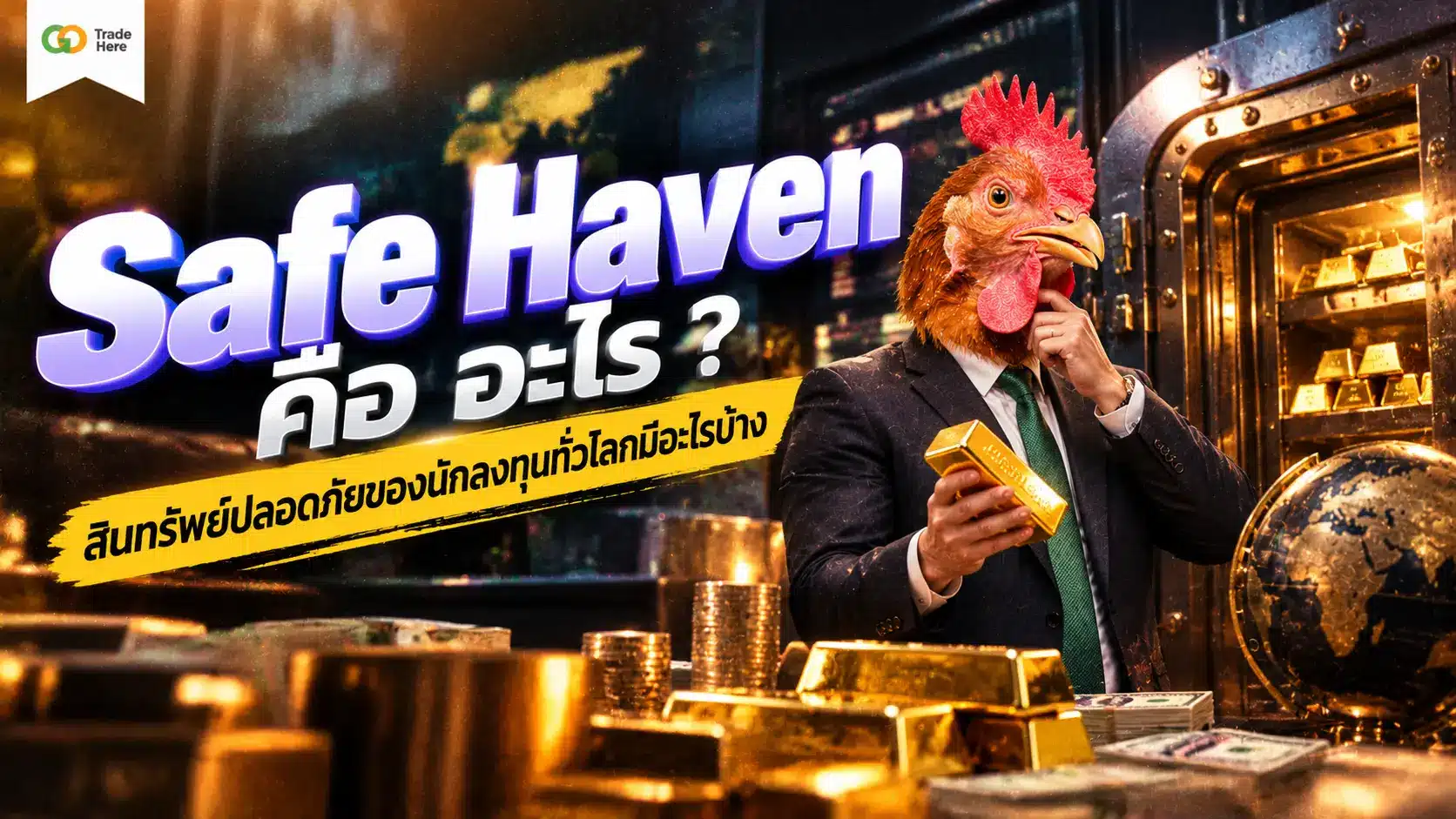 Safe Haven คือ อะไร? สินทรัพย์ปลอดภัยของนักลงทุนทั่วโลกมีอะไรบ้าง