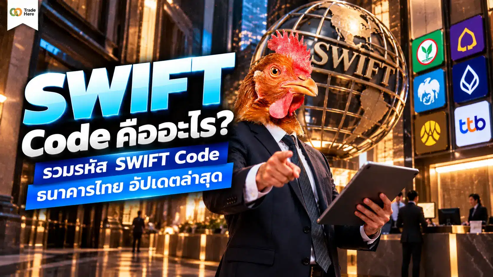 SWIFT Code คืออะไร? รวมรหัส SWIFT Code ธนาคารไทย อัปเดตล่าสุด
