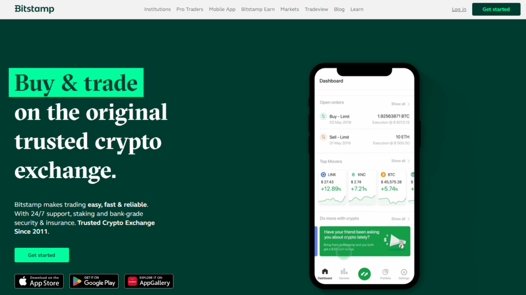 เทรดคริปโตกับ Bitstamp ได้เงินจริงไหม ? 1 Bitstamp
