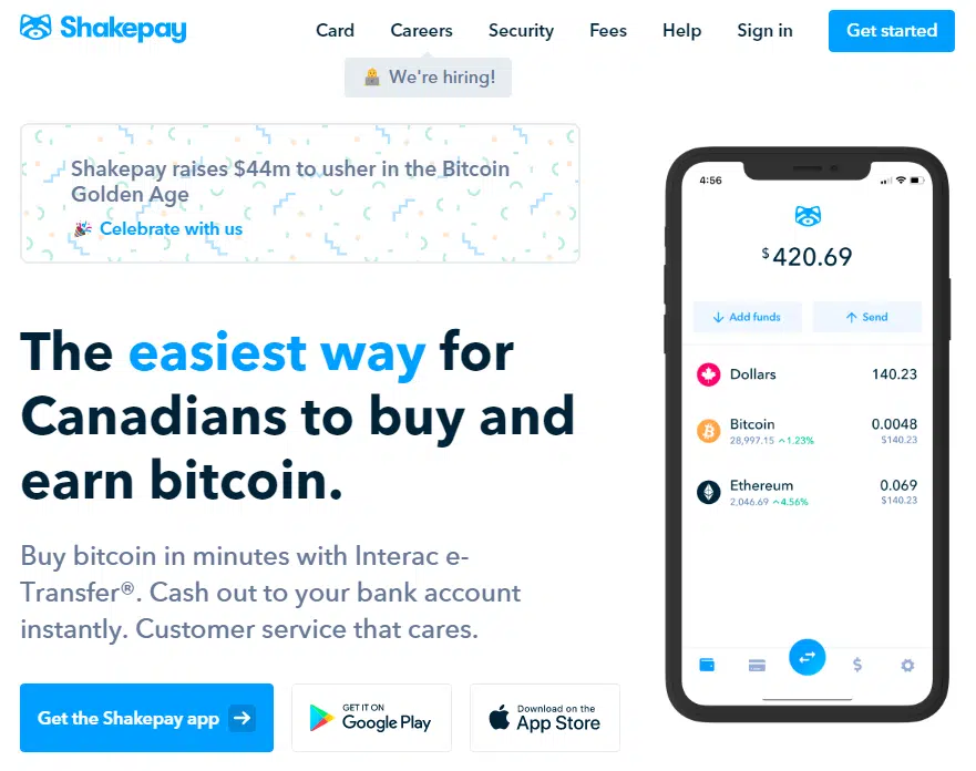 รีวิว shakepay