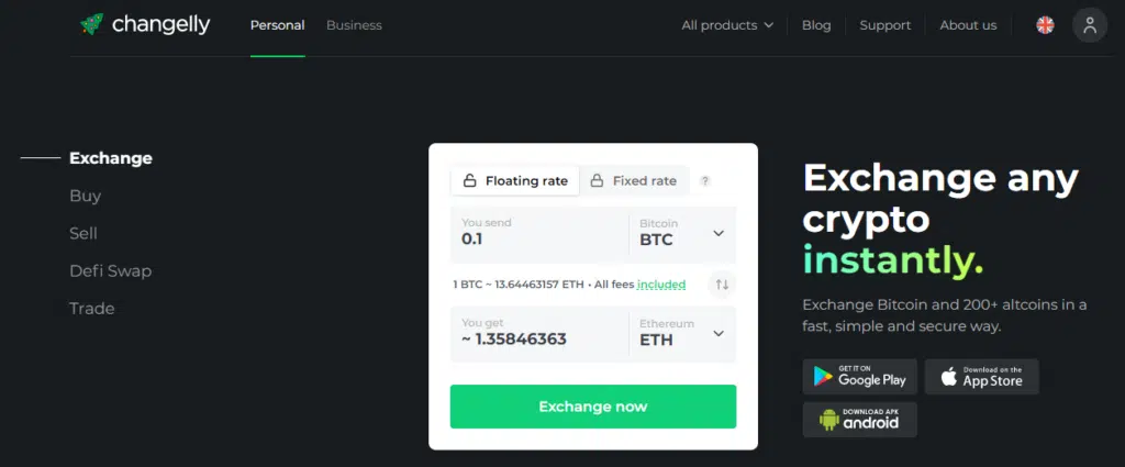 รีวิว Changelly
