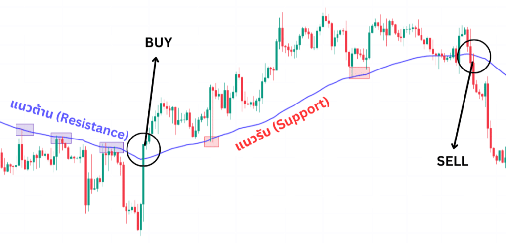 Moving Average คือ อะไร? สุดยอด Indicator พื้นฐานที่ใช้ง่ายที่สุด ใครก็เทรดได้ 6 Moving Average คือ