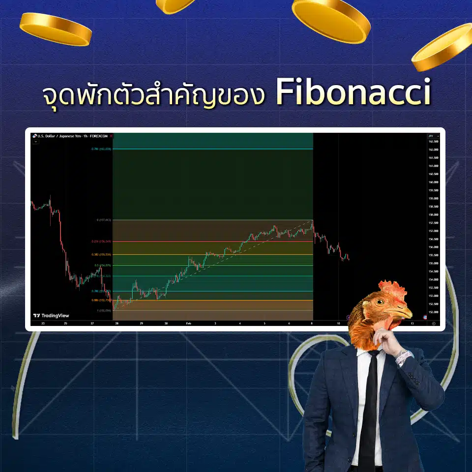 จุดพักตัวสำคัญของ Fibonacci