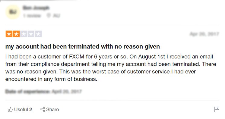 โบรกเกอร์ FXCM