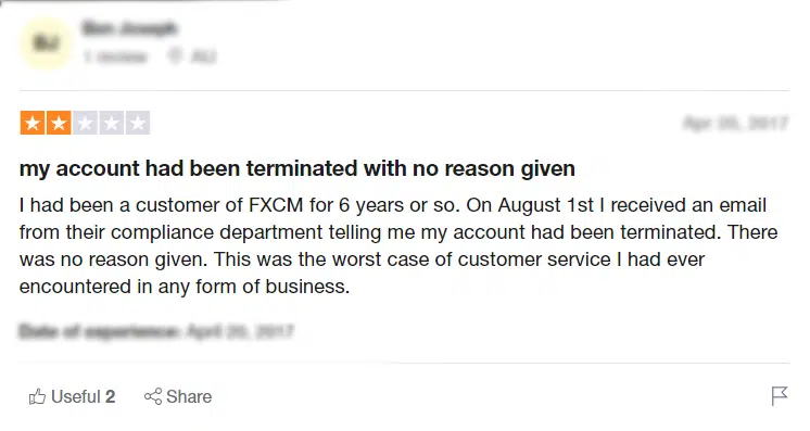 โบรกเกอร์ FXCM