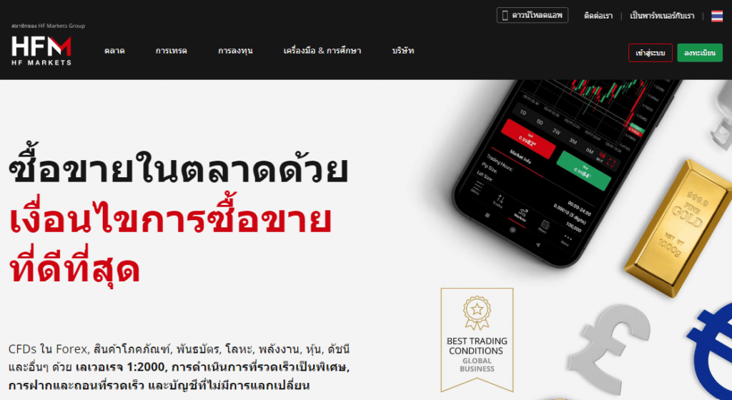 รีวิวโบรกเกอร์ HFM