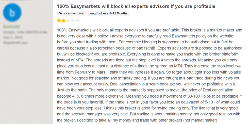 easyMarkets