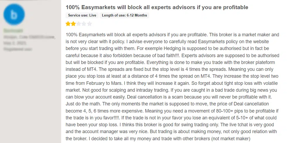 easyMarkets