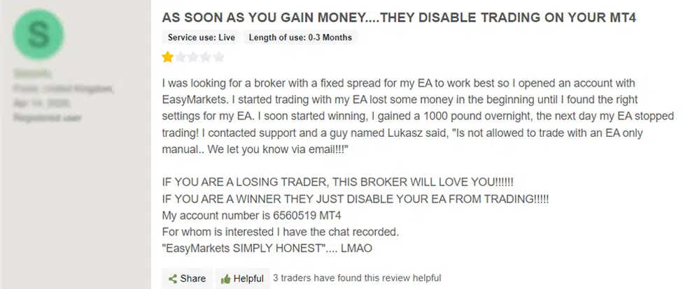 easyMarkets