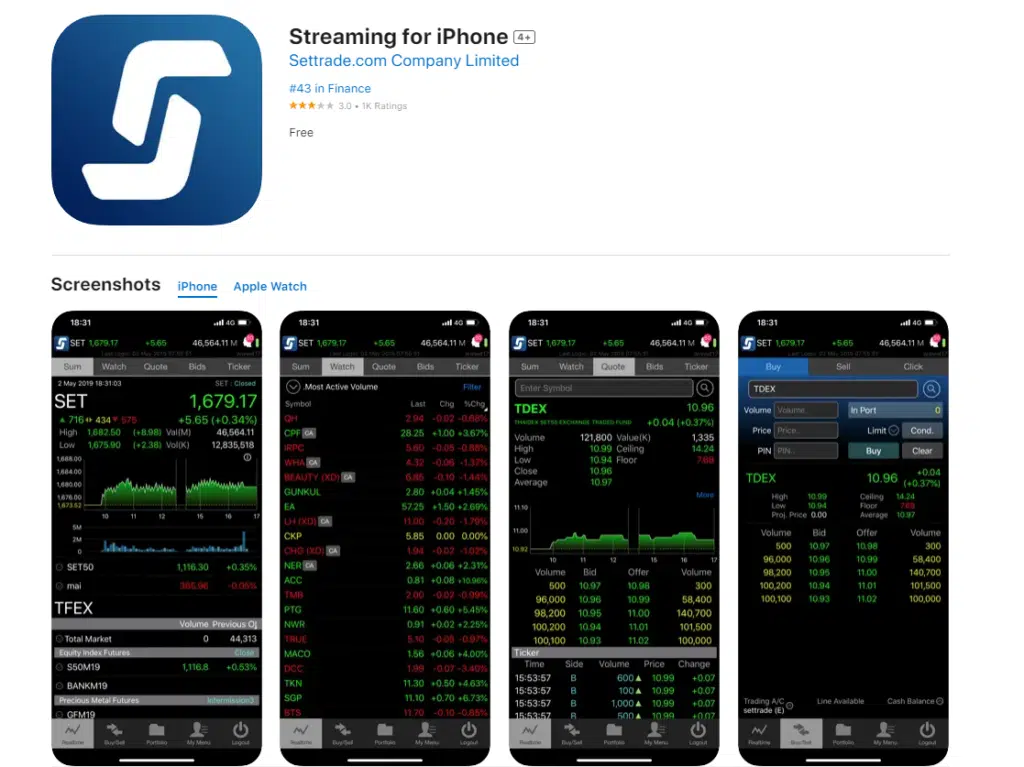 เทรดหุ้น แอพไหนดี Streaming