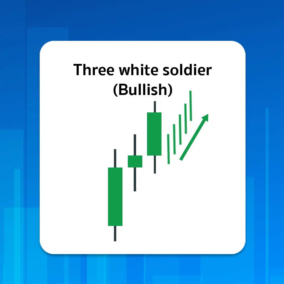Three white soldier