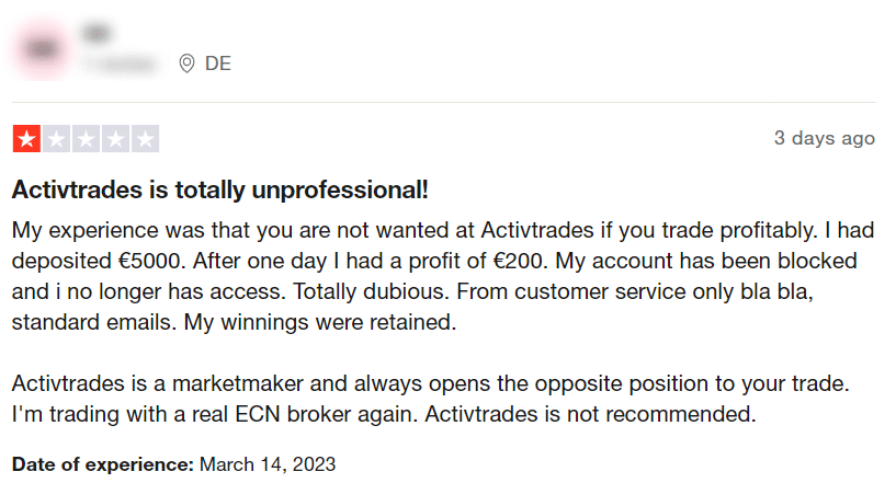 โดนไล่มาเทรดตรงนี้ : โบรกเกอร์ ActivTrades ได้กำไรแล้วเข้าบัญชีไม่ได้ จริงไหม ? อัปเดต 2023 3 ActivTrades รีวิว