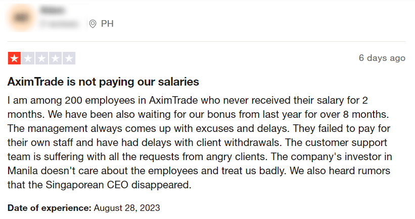 โดนไล่มาเทรดตรงนี้ : โบรกเกอร์ AximTrade ถอนเงินยากมาก จริงไหม ? อัปเดต 2023 3 AximTrade รีวิว