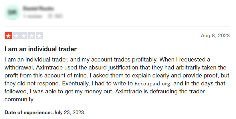 โดนไล่มาเทรดตรงนี้ : โบรกเกอร์ AximTrade ถอนเงินยากมาก จริงไหม ? อัปเดต 2023 4 AximTrade รีวิว