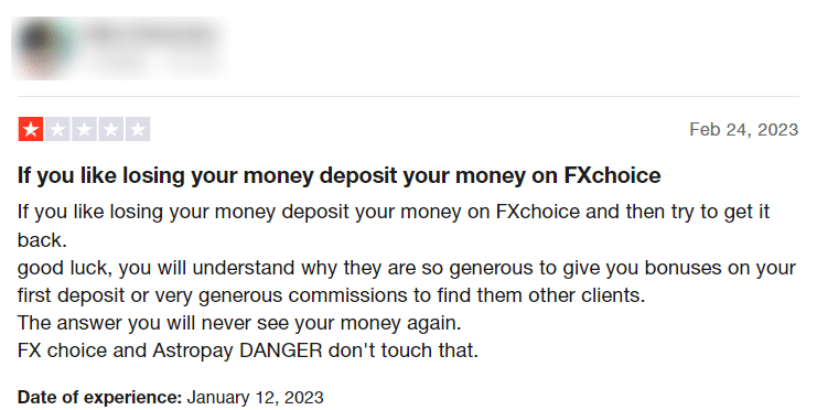 FXChoice รีวิว