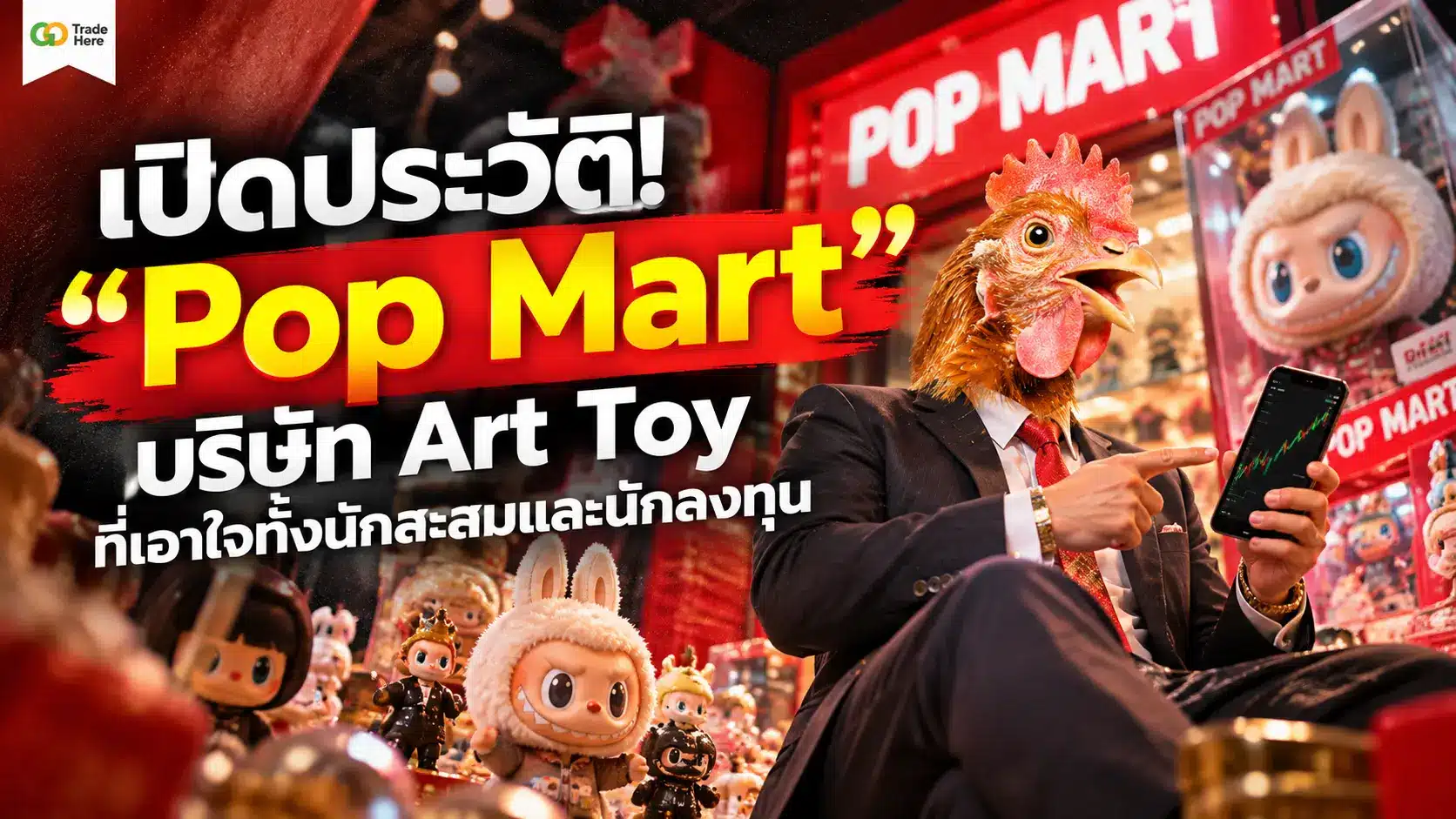 เปิดประวัติ Pop Mart และเจาะลึก Art Toy คืออะไร? ของสะสมยุคใหม่ที่เปลี่ยนเป็นโอกาสลงทุน