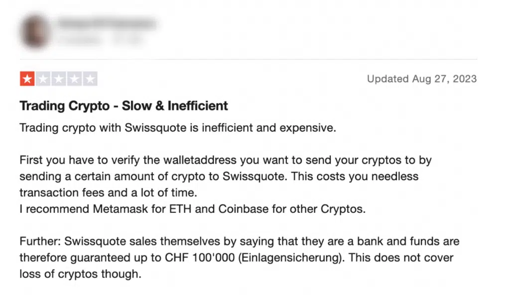 รีวิว Swissqoute