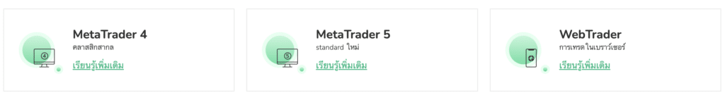 แพลตฟอร์มการเทรด GrandCapital แพลตฟอร์มการเทรด GrandCapital