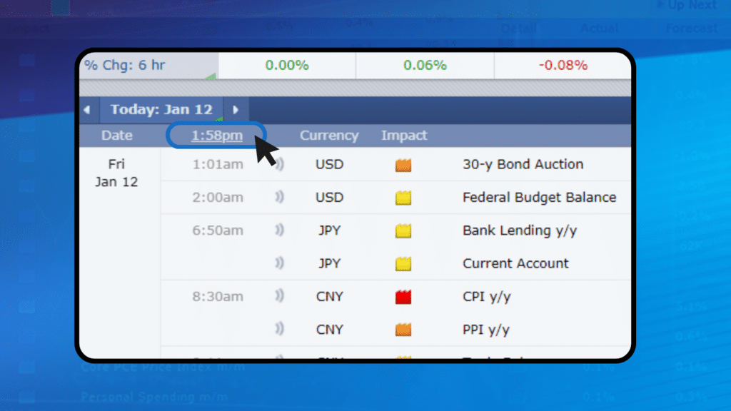 วิธีตั้งค่า Forex Factory เวลาไทย