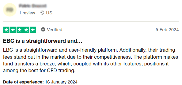 รีวิวจากผู้ใช้งานจริง EBC Financial Group คนที่ 1 