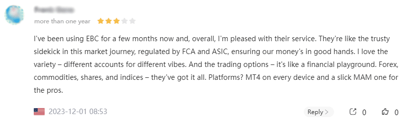 รีวิวจากผู้ใช้งานจริง EBC Financial Group คนที่ 2