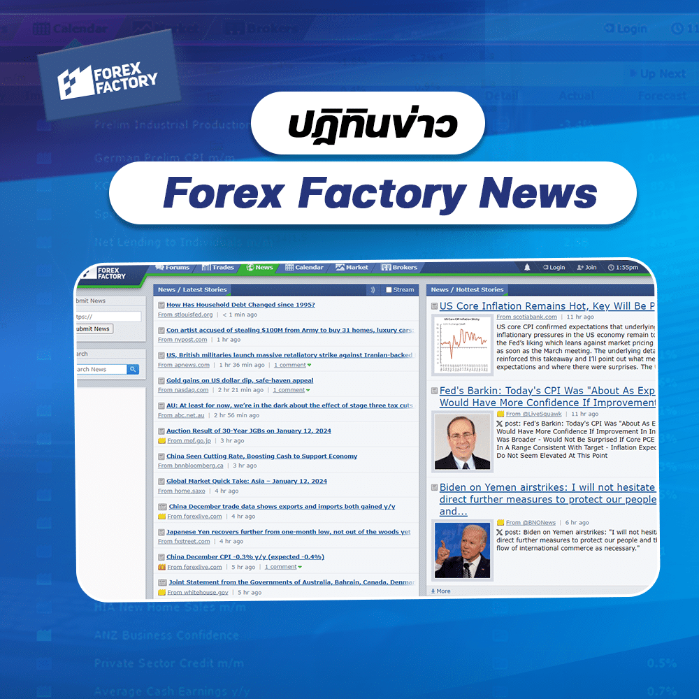 ปฏิทินข่าว Forex Factory News