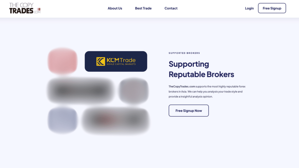 Copy Trade KCM Trade