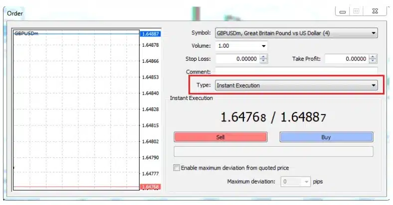 วิธีใช้งาน Pending Order บนแอพพลิเคชันเทรด ขั้นที่2