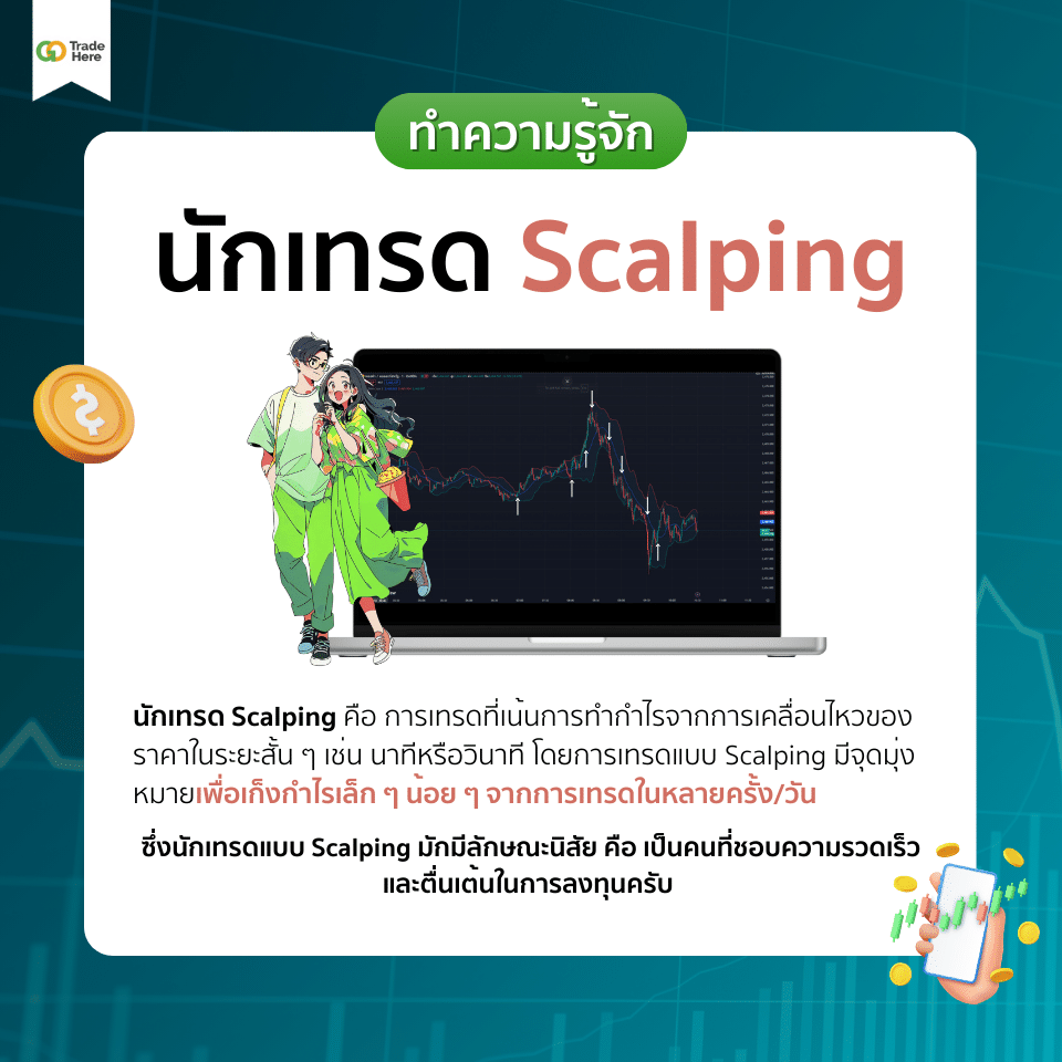 ทำความรู้จักนักเทรดและการเทรดแบบ Scalping นักเทรดแบบ Scalping คืออะไร
