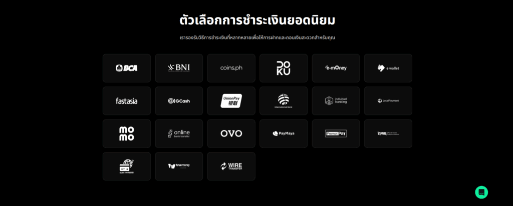 รวมช่องทางการฝาก-ถอนทั้งหมดของโบรกเกอร์ IUX ช่องทางการฝาก-ถอนทั้งหมดของโบรกเกอร์ IUX