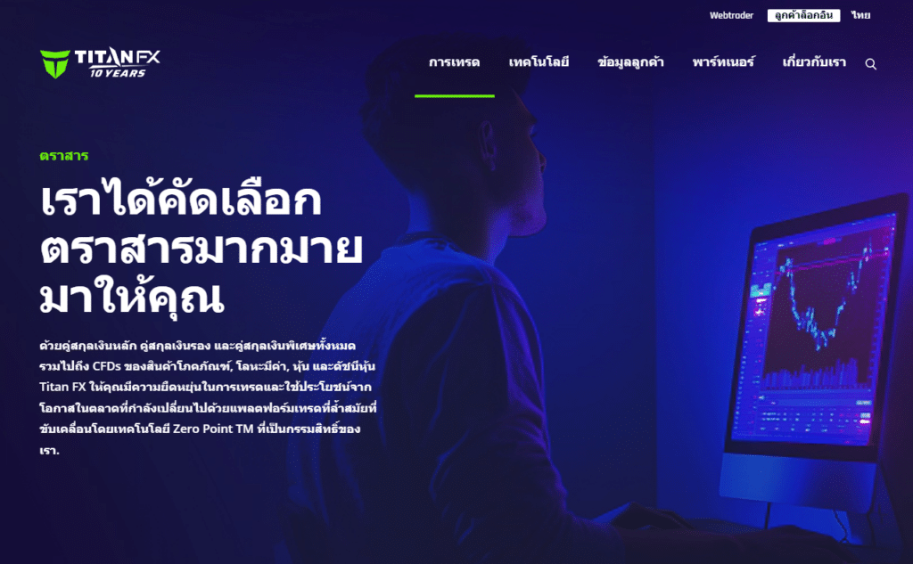 ผลิตภัณฑ์การเทรดที่รองรับจากโบรกเกอร์ Titan FX ผลิตภัณฑ์การเทรดที่รองรับจากโบรกเกอร์ Titan FX