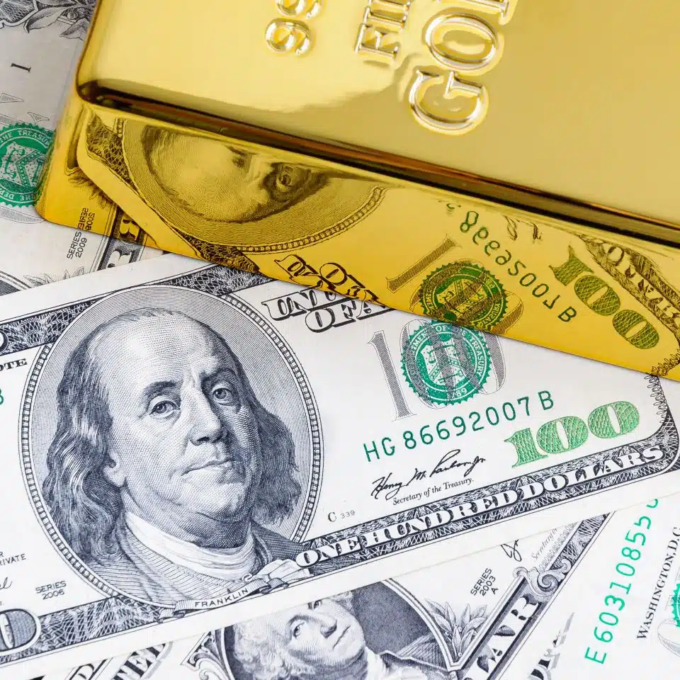 ดัชนีดอลลาร์กับทองคำ (XAU/USD)