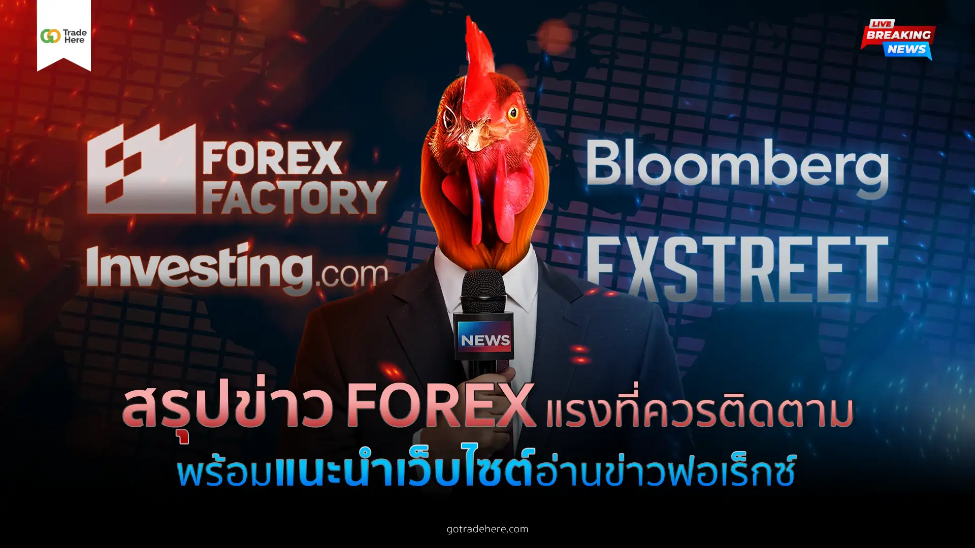 สรุปข่าว Forex แรงที่ควรติดตาม พร้อมเว็บไซต์อ่านข่าวฟอเร็กซ์