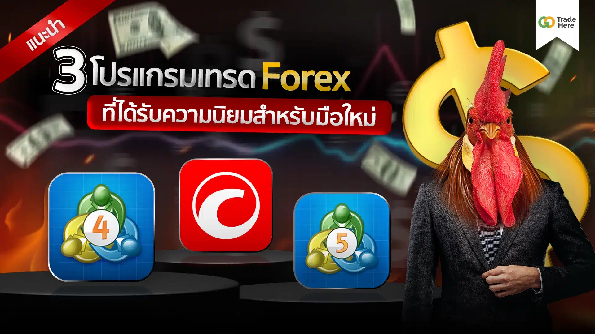 3 โปรแกรมเทรด Forex ยอดนิยม