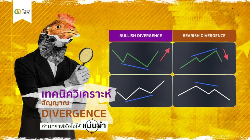 การวิเคราะห์ทางเทคนิคด้วย : Divergence