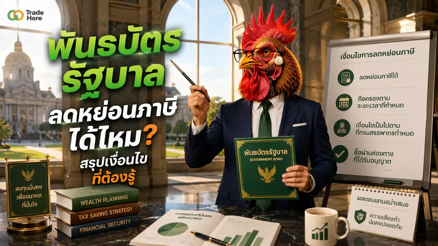 พันธบัตรรัฐบาล ลดหย่อนภาษีได้ไหม? สรุปเงื่อนไขที่ต้องรู้