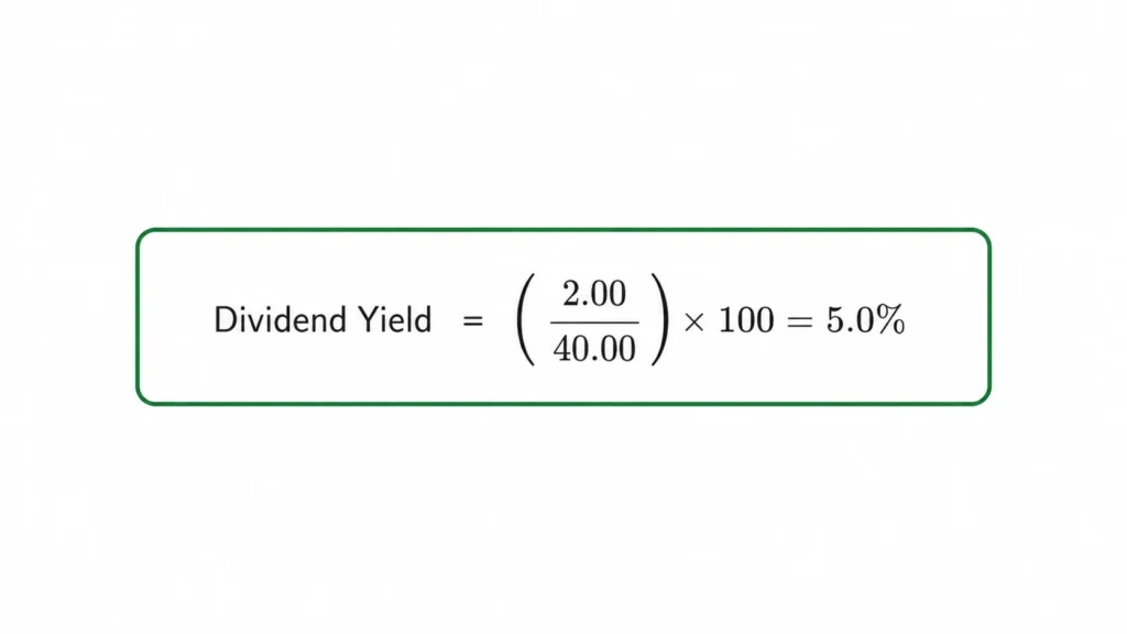 ตัวอย่างการคำนวณ Dividend Yield ตัวอย่างการคำนวณ Dividend Yield