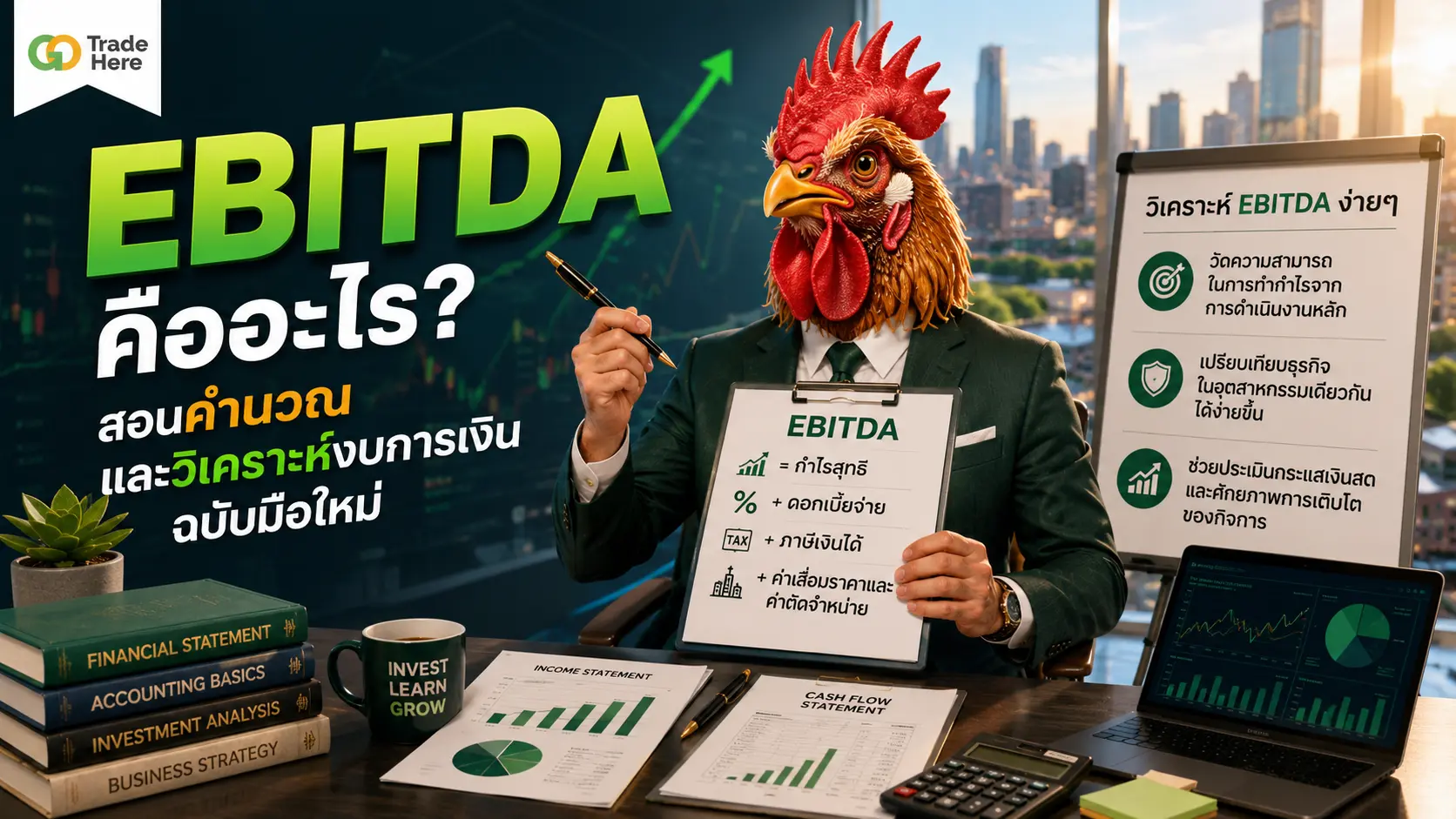 EBITDA คืออะไร? สอนคำนวณและวิเคราะห์งบการเงินฉบับมือใหม่
