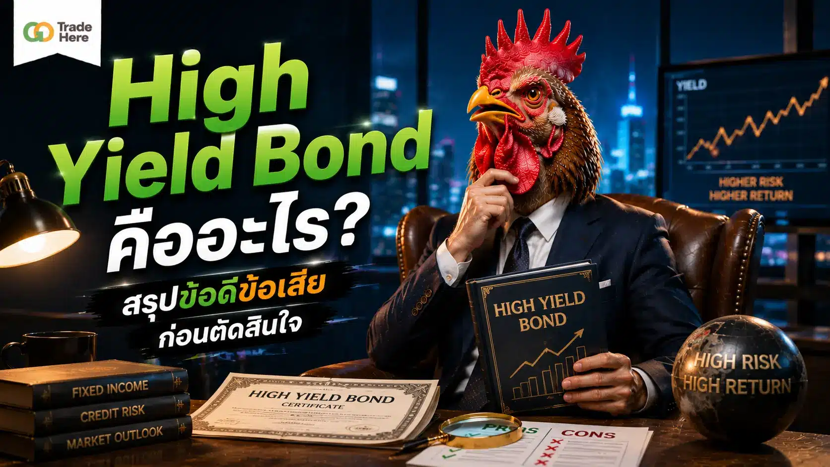 High Yield Bond คืออะไร? สรุปข้อดีข้อเสียก่อนตัดสินใจ