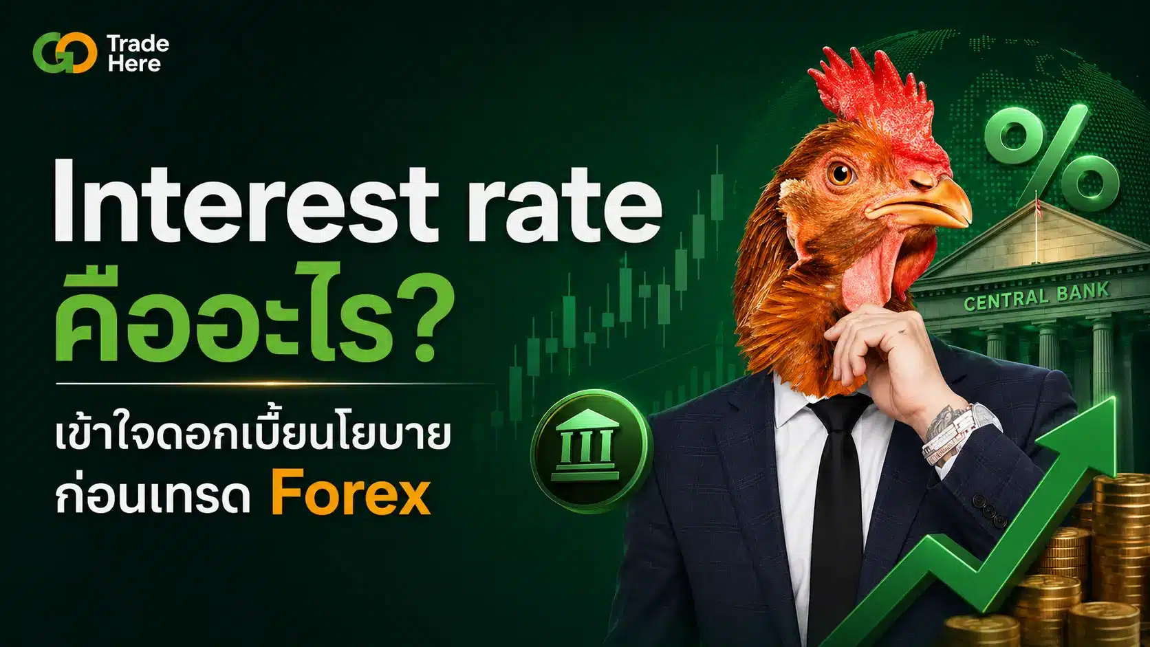 Interest rate คืออะไร? เข้าใจดอกเบี้ยนโยบาย ก่อนเทรด Forex
