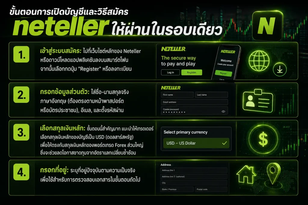 neteller คือ — ขั้นตอนการสมัครและยืนยันตัวตนบัญชี Neteller สำหรับมือใหม่