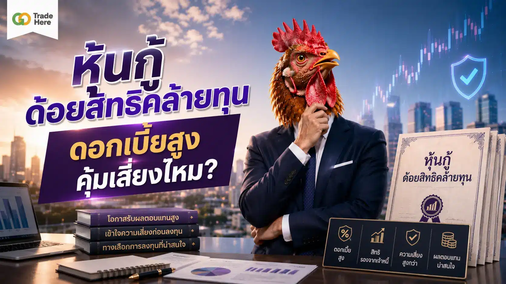 หุ้นกู้ด้อยสิทธิคล้ายทุน ดอกเบี้ยสูงคุ้มเสี่ยงไหม?