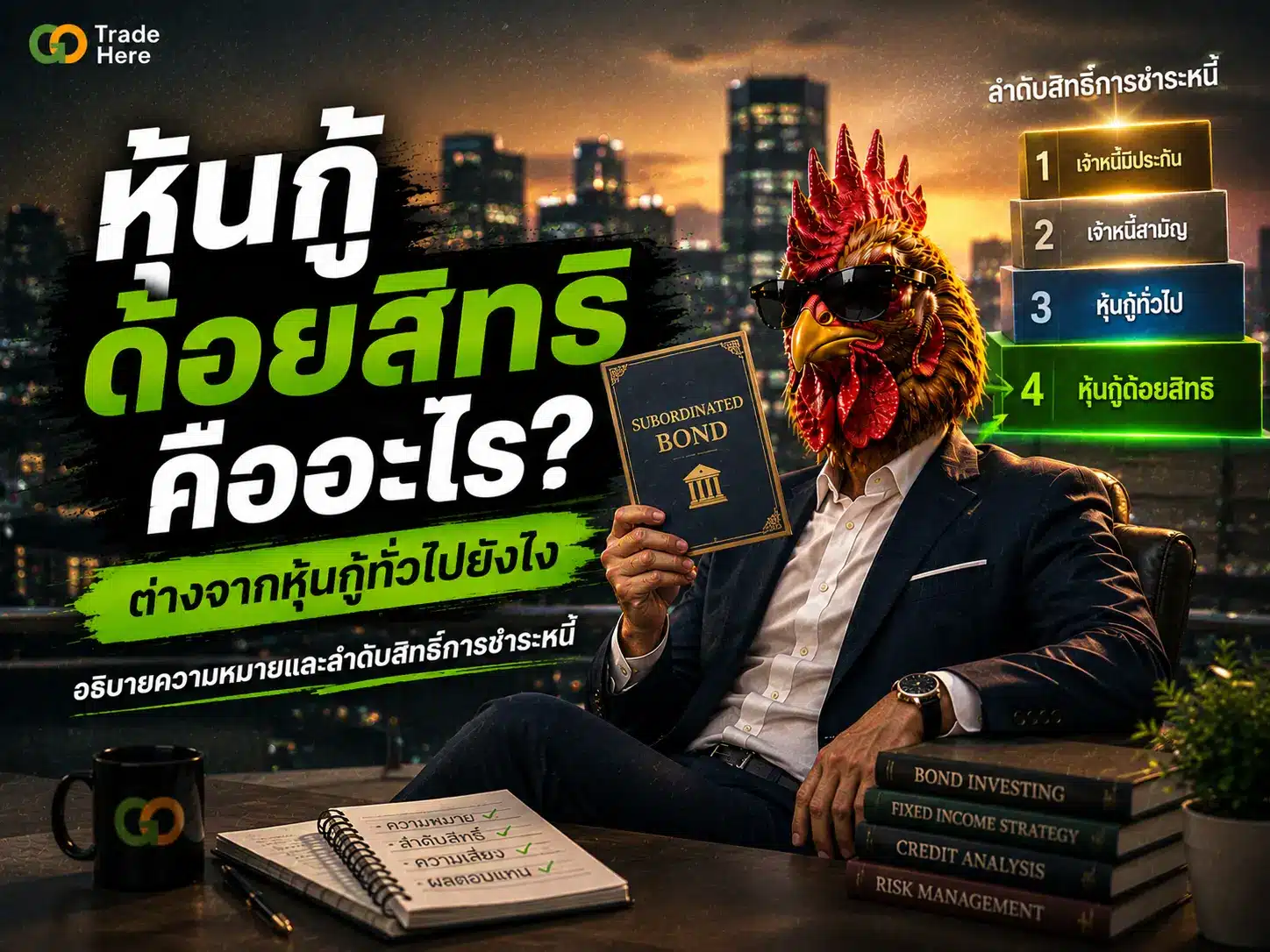 หุ้นกู้ด้อยสิทธิคืออะไร? ต่างจากหุ้นกู้ทั่วไปยังไง
