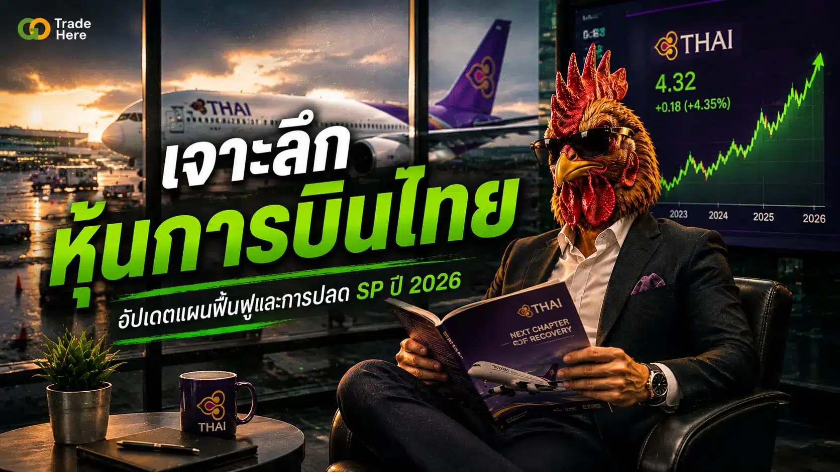 เจาะลึก! หุ้นการบินไทย อัปเดตแผนฟื้นฟูและการปลด SP ปี 2026
