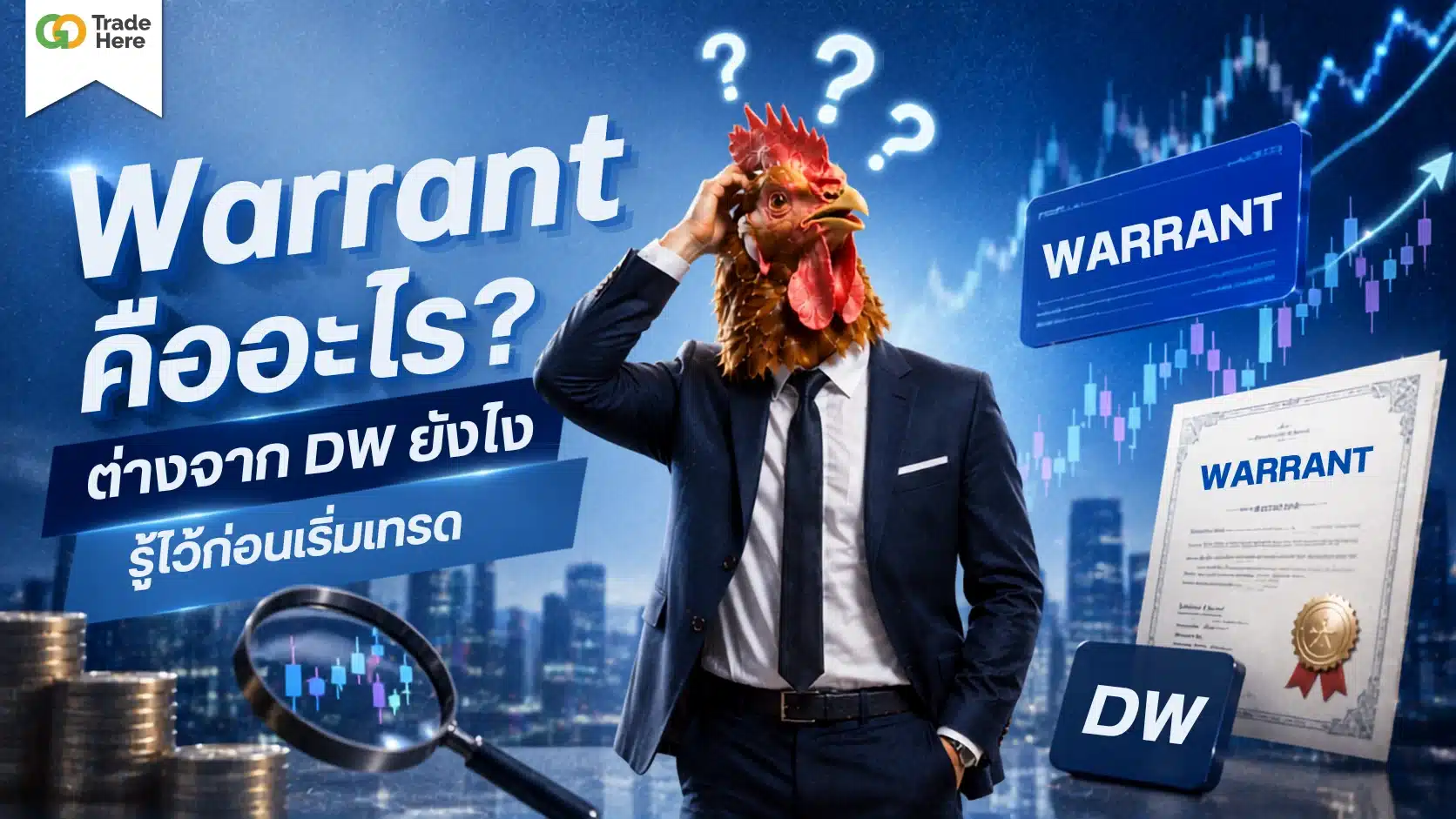 Warrant คืออะไร? ต่างจาก DW ยังไง รู้ไว้ก่อนเริ่มเทรด