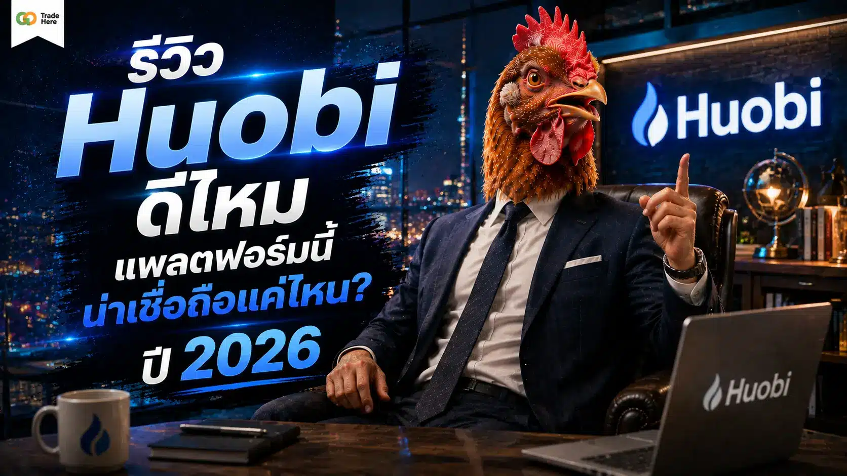 รีวิว Huobi ดีไหม แพลตฟอร์มนี้น่าเชื่อถือแค่ไหน? ปี 2026