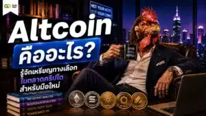 Altcoin คืออะไร — แผนภาพแสดงประเภทเหรียญคริปโตเคอร์เรนซีทางเลือก